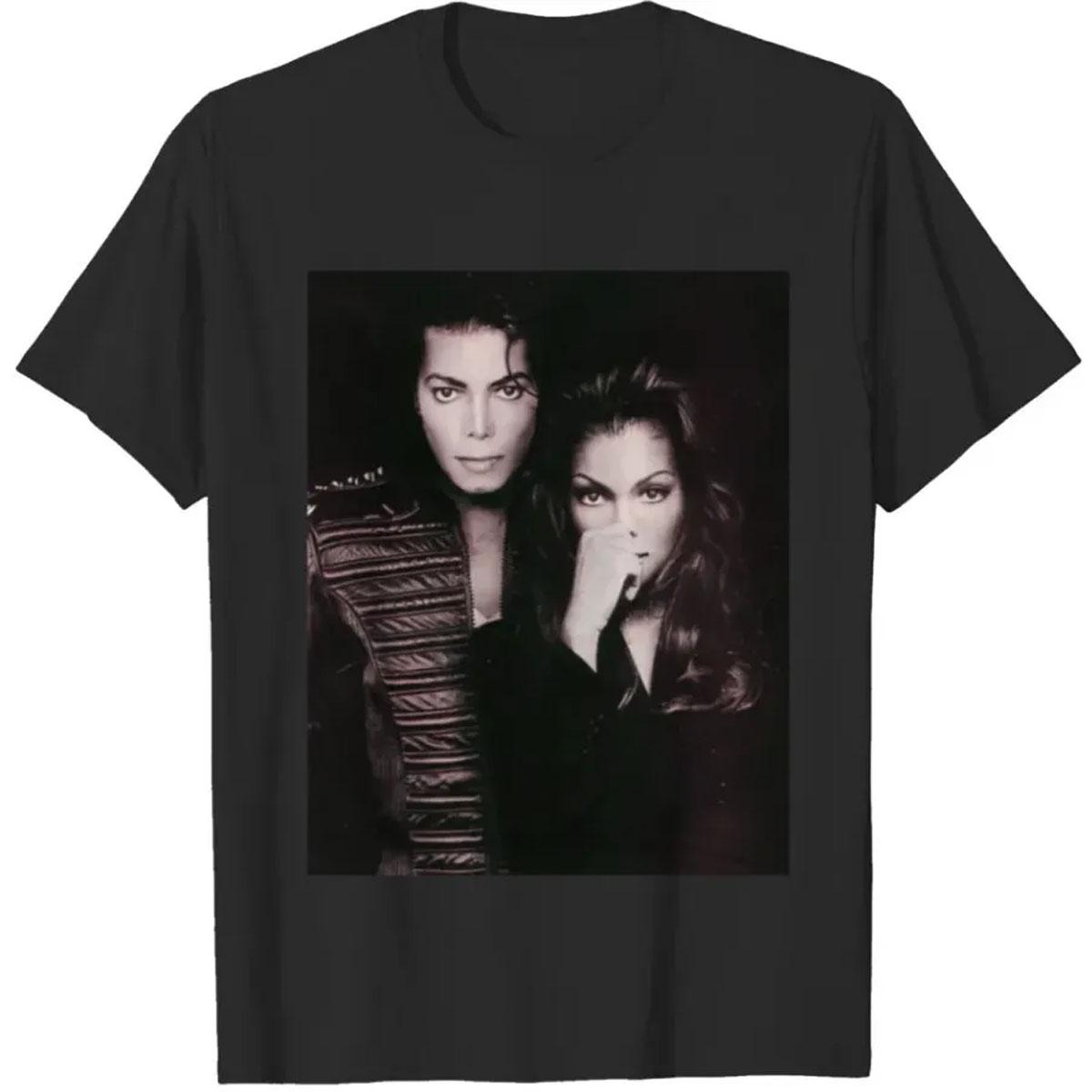 Michael Jackson & Janet Jackson Shirt, Vintage Janet Jackson T