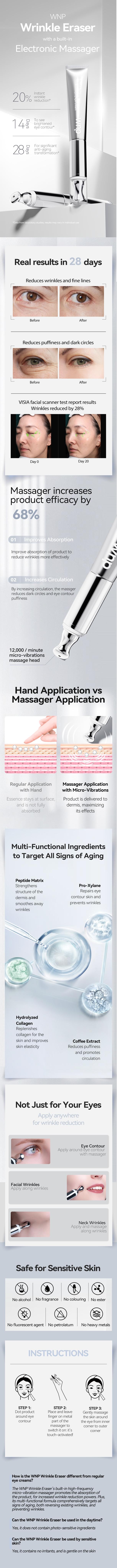 [WNP Official] Futura Tech Skin Set - Vegan 3% Hyaluronic Acid Serum, Massaging Eye Cream & Hydrating Moisturizer for Skincare Comfort