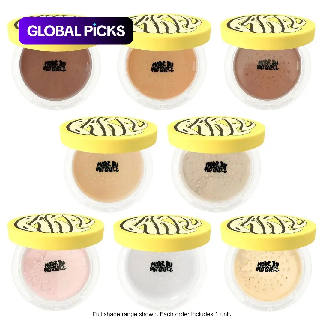 Baked Loose Setting Powder Makeup, Made by Mitchell Finishing Powder