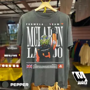Lando Norris MCL Tee, Formula Racing Graphic T-Shirt, Vintage Formula Shirt, Formula Fan Apparel