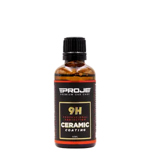 Proje Premium Car Care - 9H - 5-Year Ceramic Coating - Intense Hydrophobic Water Beading - Protection for Paint, Metal, Glass & Alloy Wheels, High Quality Finish - 50ml