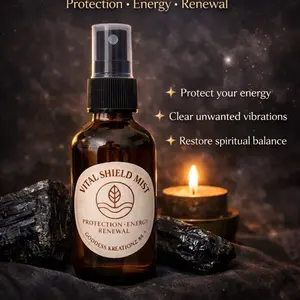 Vital Shield Mist – Protection & Energy Renewal Spray (2 oz) Goddess Kreationz 888