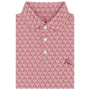 Alabama Crimson Tide Polo Shirt – Breathable Performance Golf Polo for Men, NCAA College Football Game Day Shirt