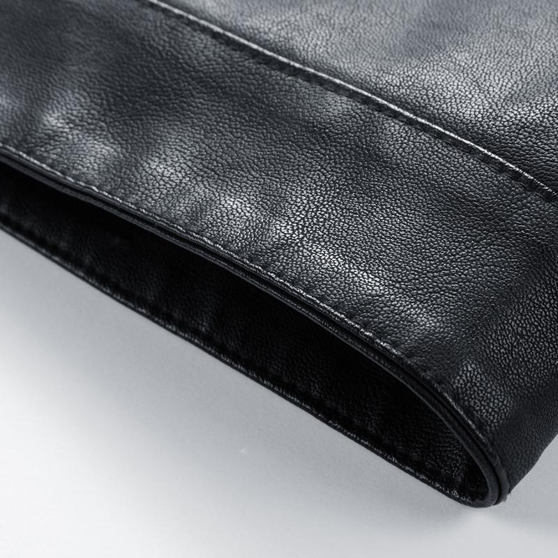 Men's Casual Stand Collar Jacket, Polyester Fiber, Solid Color, Long Sleeve, Regular Fit, Zipper Closure, Woven Fabric, Non-Stretch, With Pockets, Casual Style, Stand Collar Design - Heavyweight Knight Jacket, Full-Zip Front, Zipper Pockets, Shell with Li