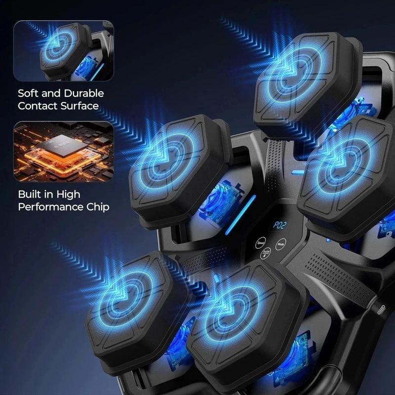 Smart Bluetooth Music Boxing Pad 13.9 inch Wall-Mounted Punch Training Machine with 9 Modes LED Lights Impact-Resistant Adult Fitness Equipment