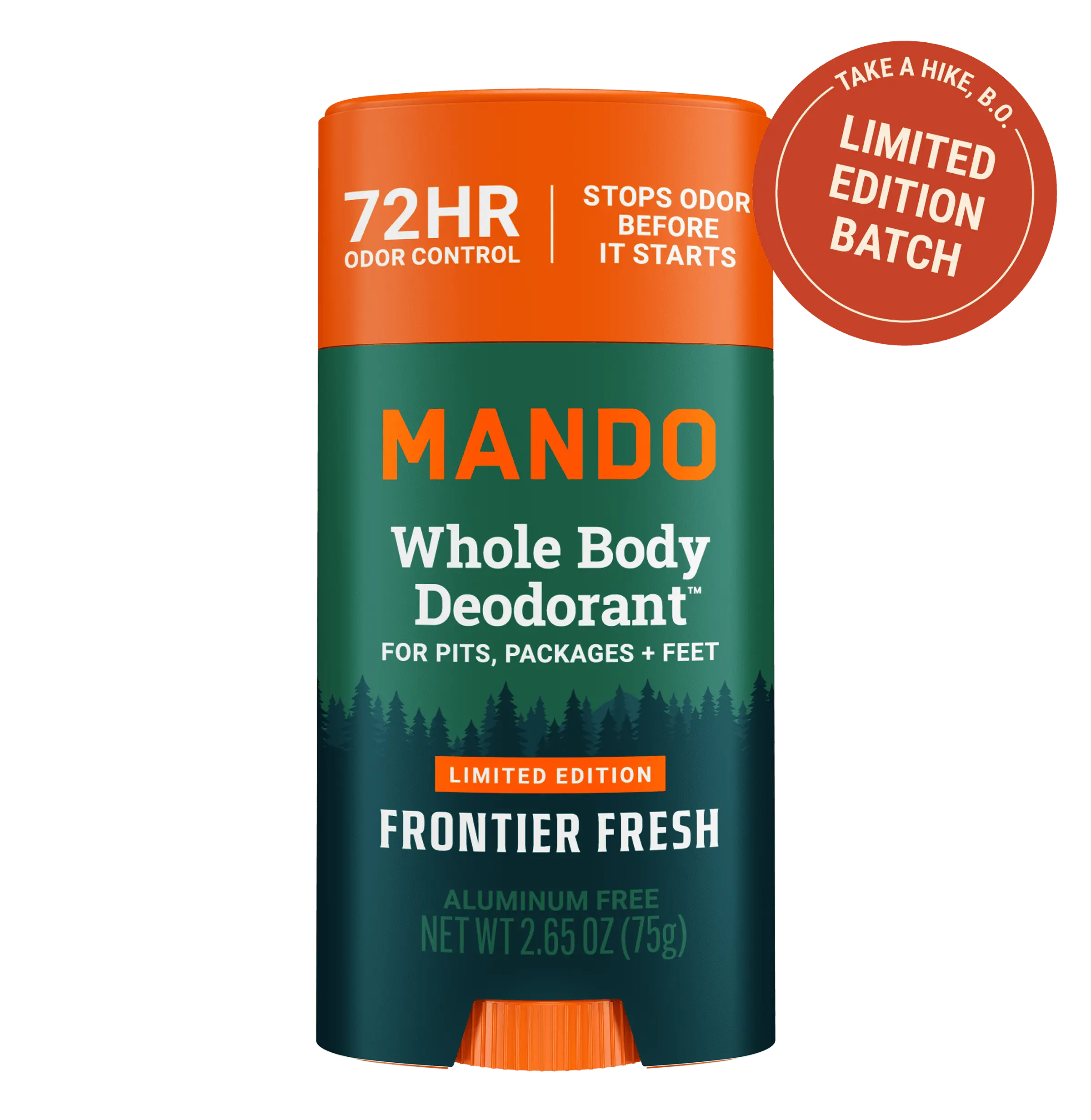 Multi-Pack Frontier Fresh Aluminum Free Solid Deodorant - Mando Deodorant