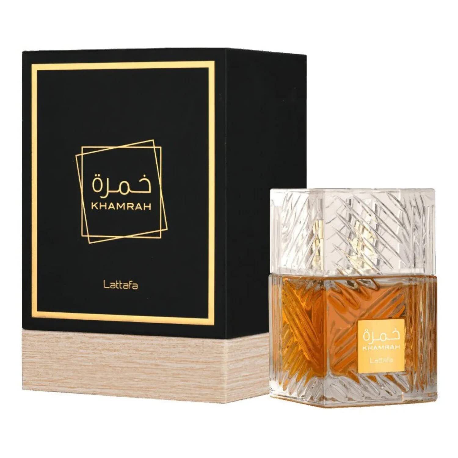 Lattafa Perfumes | Khamrah | Unisex Eau De Parfum 3.4 OZ (100ml) - Exotic Oriental - Spicy Fragrance