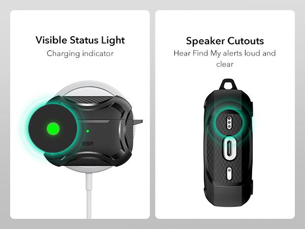 ESR for AirPods Pro 3 (2025) Case, Magnetic Lid, MagSafe Compatible, Full-Body Strong Drop Protection, Cyber Series