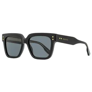 Gucci Square Sunglasses GG1084S 001 Black/Gold 54mm 1084