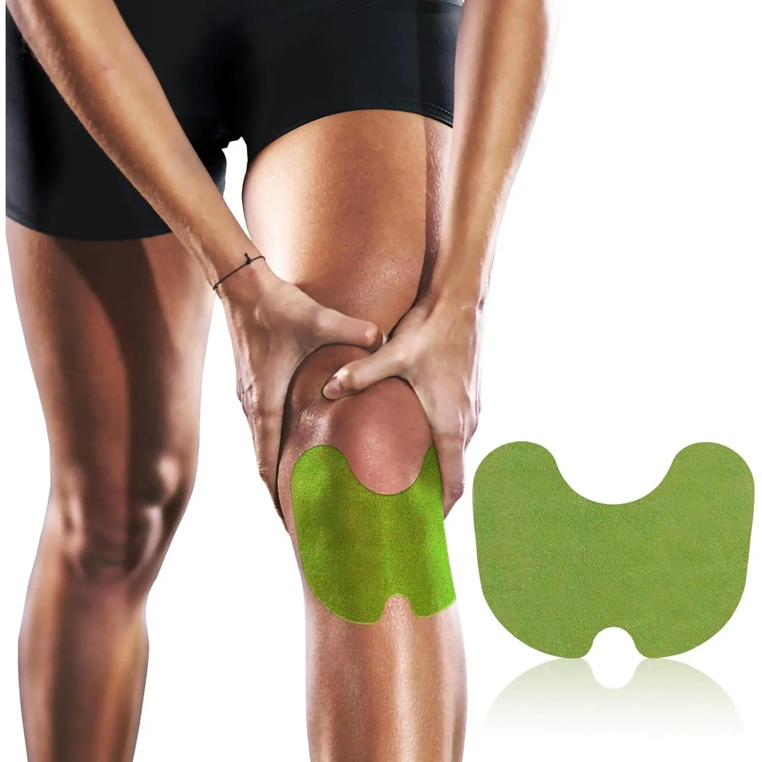 72 Pcs Wormwood Heat Patches, Natural Herbal Stick-On Heated Pad with Ginger for Knees, Shoulders, and Ankles, Stick On Skin, Durable, Knee/Shoulder Heat, Wormwood Mix, Pain Relief, Botanical Extracts Heat Patches