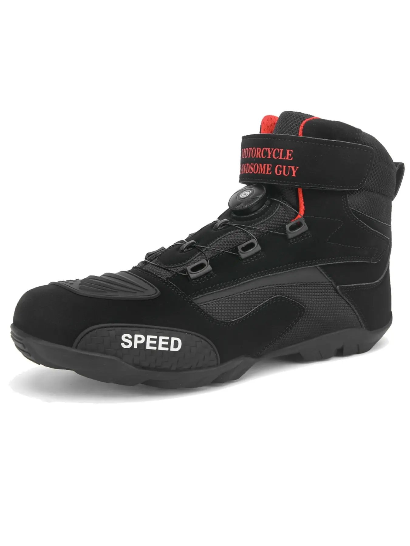 Professional Men's Motorcycle Boots, motorcycle casual boots, Riding Boots, Footwear, Urban Racing, Off-Road Gear, Durable Fashion Design, Synthetic Leather, Rubber Sole, Large Sizes Available, Boots Shoes
