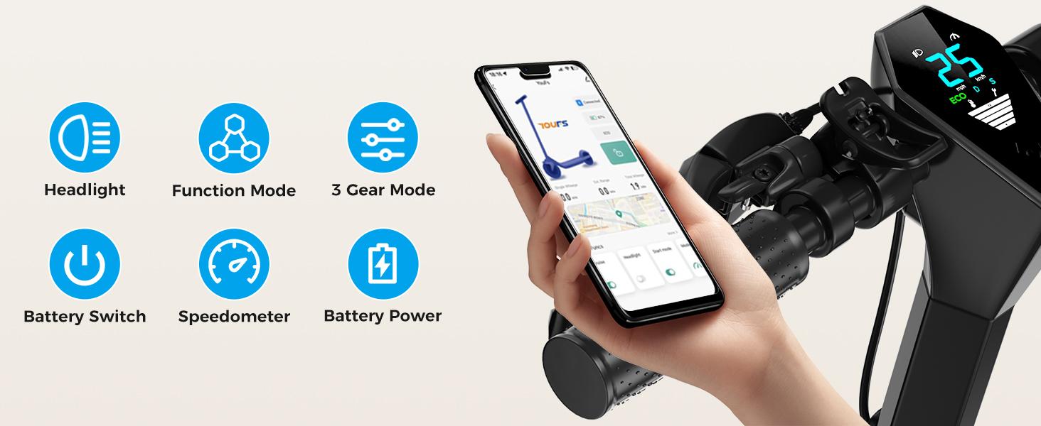 [New Year Gifts] Electric Scooters 500W Peak Adult Electric Scooter, 16/22/28 MPH Top Speed, 10'' Tires,21/28 Miles Long Range, Portable E Scooter for Adults and Teens Folding Powerful Foldable Foldable Scooter