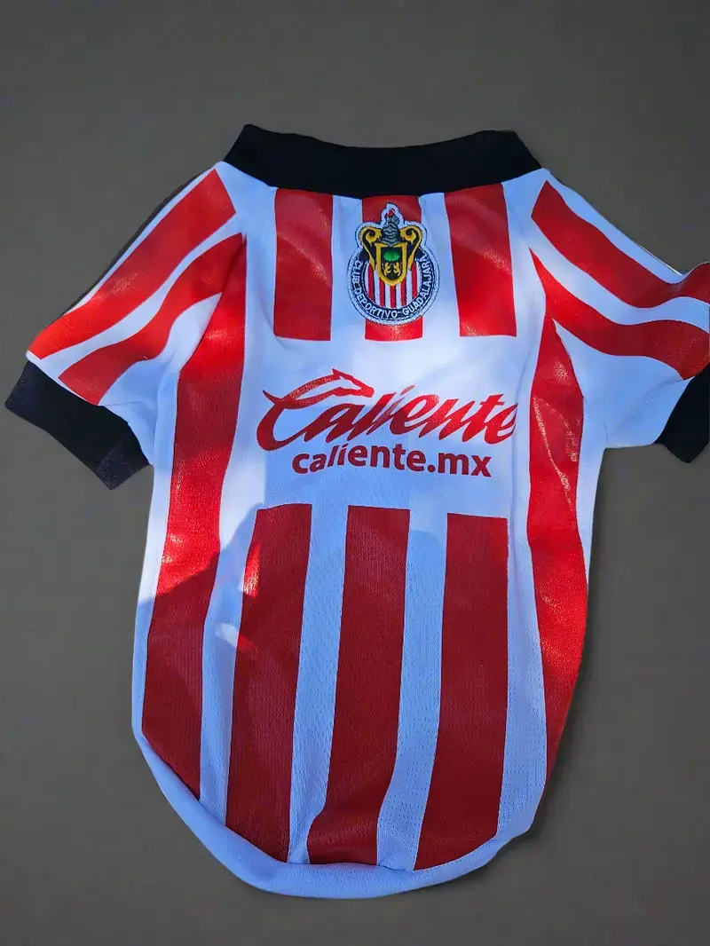 Chivas Away Home Jersey for Small Dogs & Puppies | Pet Football Shirt for Small Breeds