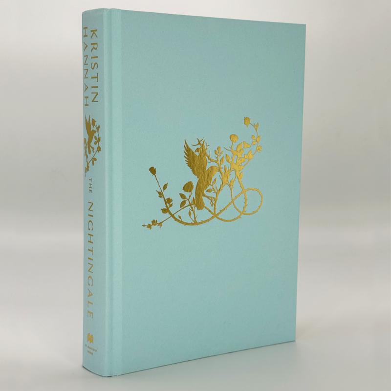 The Nightingale by Kristin Hannah (Deluxe Edition with Stenciled Edges and Ribbon Bookmark, Hardcover)