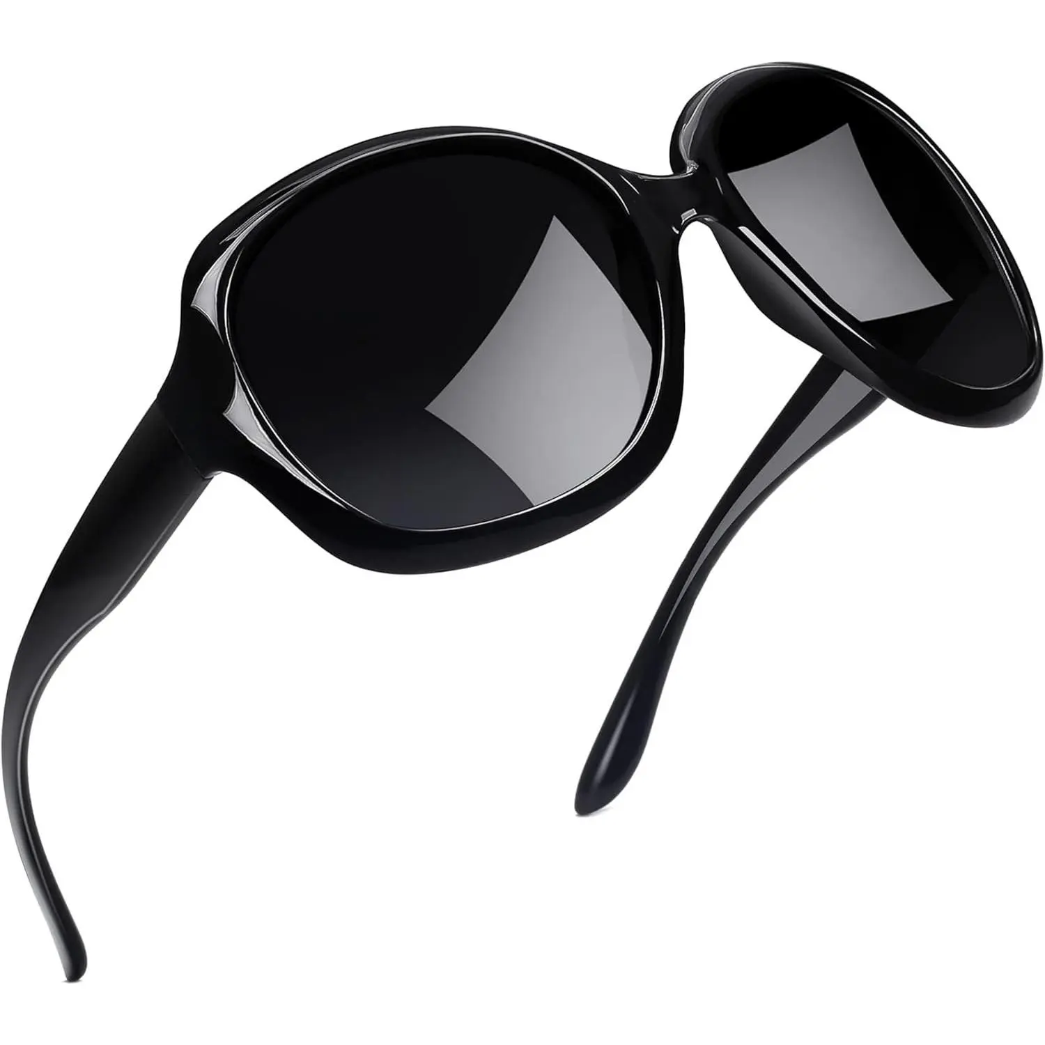 Oversized Women's Polarized Sunglasses - UV Protective, Anti-Glare, Non-Scratch, Butterfly Style for Driving, Sunglasses for Women, Stylish Option for Men, Butterfly Women's Sunglasses