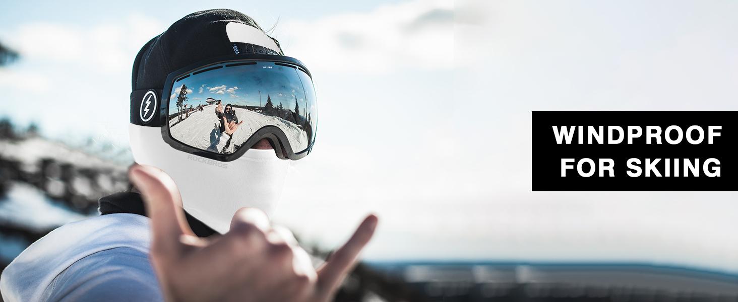 ROCKBROS Cold Weather Balaclava Ski Mask for Men Windproof Thermal Winter Scarf Mask Women Neck Warmer Hood for Cycling,Skiing,Running,Hiking