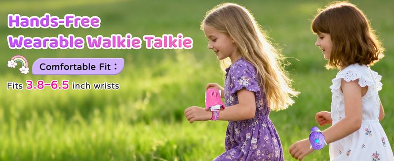 Vvinca Walkie Talkies for Kids - 2 Pack Toys for Boys Girls Age 3-12 T-Rex Adjustable Strap Long Range Clear Sound Walkie Talkie, Collectibple/Adventure Toys Outdoor Camping Birthday Gifts for Toddlers Holiday Haul