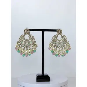 Bollywood Lightweigh Polki Tania Earrings