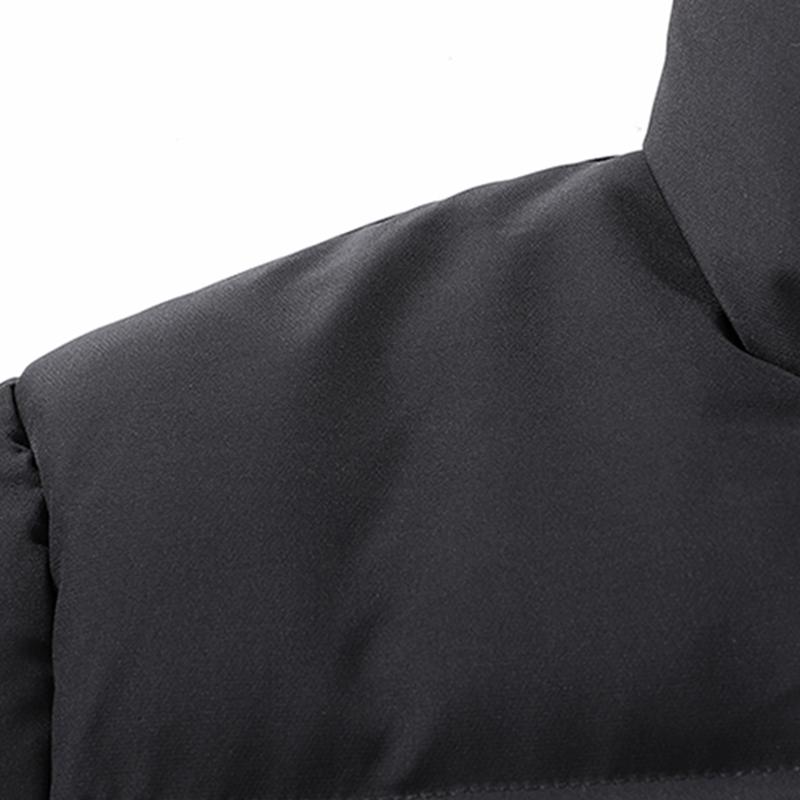 Men's Winter Jacket Full Zip & Stand Collar - Windproof Coat, Skiing, Outdoor Activities Casual Wear - Ideal Cold Weather Gift for Husband, Men's Winter Jacket