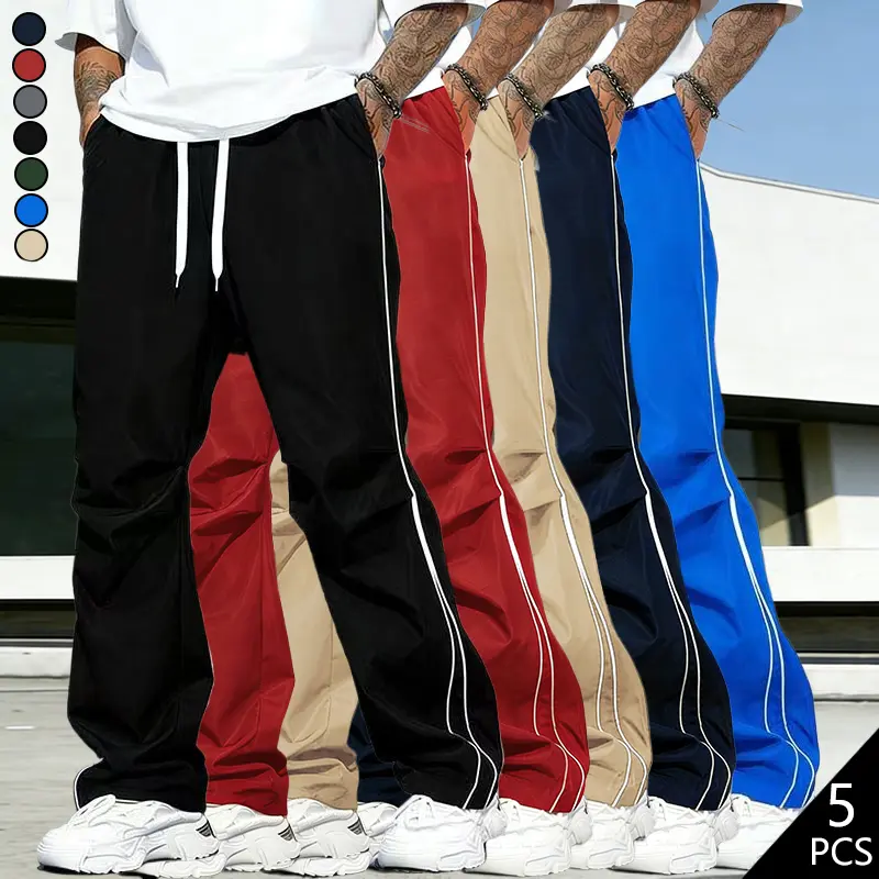 Black + Burgundy + Khaki + Dark Navy Blue + Royal 