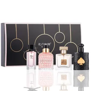 Women’s Perfume Collection – 4 bottles of premium eau de toilette (3 x 25 ml + 30 ml), available in a variety of long-lasting fragrance styles: Floral Charm / Scarlet Niche / Pink Radiance / Black Trail — an ideal gift set