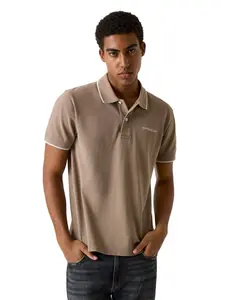 GUESS Jeans Male Embroidered Logo Polo