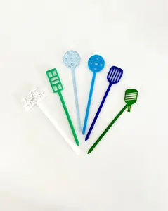 Pickleball Food Pick-Skewer Set - Blue