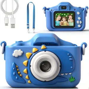 Kids' Camera, 64GB Memory Card & Card Reader, 1080P HD, 48MP, Video Recording, 5 Games, Kids' Birthday Gift, Kids' Christmas & Halloween Birthday Gift, Top Choice Kids' Birthday Gift