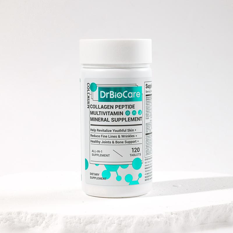 【Crazy Viral】DrBioCare Collagen Peptide，Vitamin & Mineral, Contains Vitamin d3, Vitamin C, Probiotics,Vitamin E, Vitamin b & Multivitamin drbiocare collagen Supplement