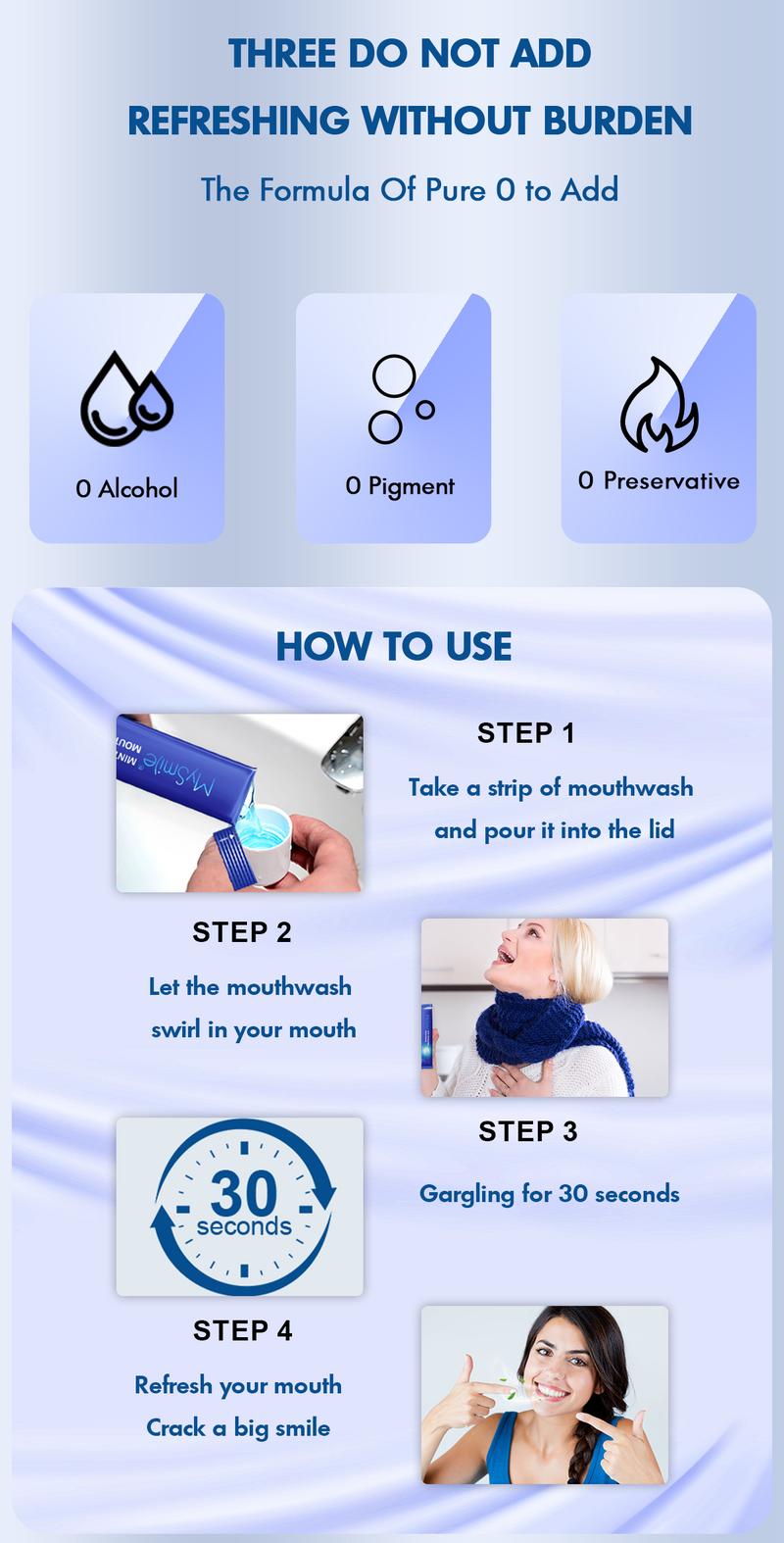 MySmile Mouthwash Alcohol Free, Travel Mouthwash Helps Kill 99% of Bad Breath Germs, Prevents Cavities, Fluoride Free(0.41 Fl Oz (Pack of 30)) MySmile Mouthwash Alcohol Free, Travel Mouthwash Helps Kill 99% of Bad Breath Germs, Prevents Cavities, Fluoride Free(0.41 Fl Oz (Pack of 30))