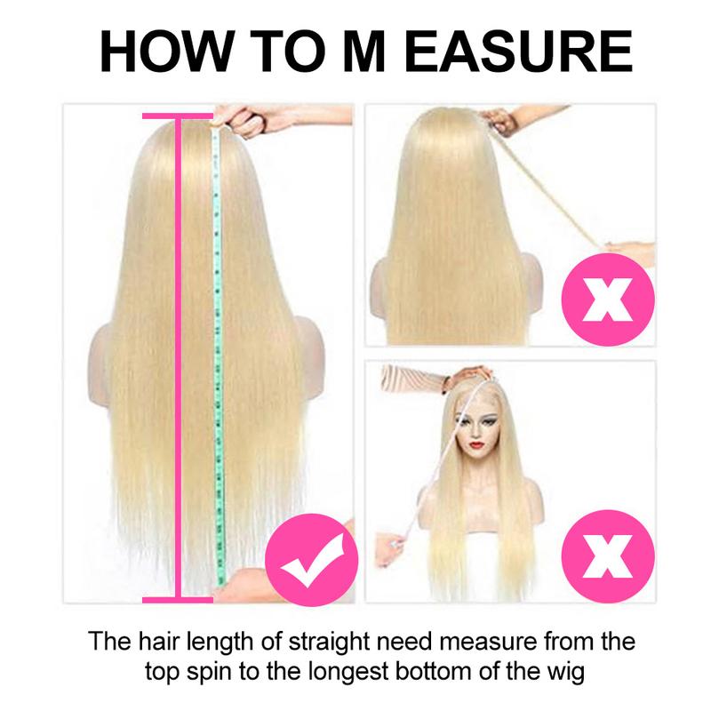 Blonde Body Wave Lace Front Wig HD Transparent Lace Human Hair Wigs 13x6 Lace Frontal Wave Wig Natural Hairline 180 Density