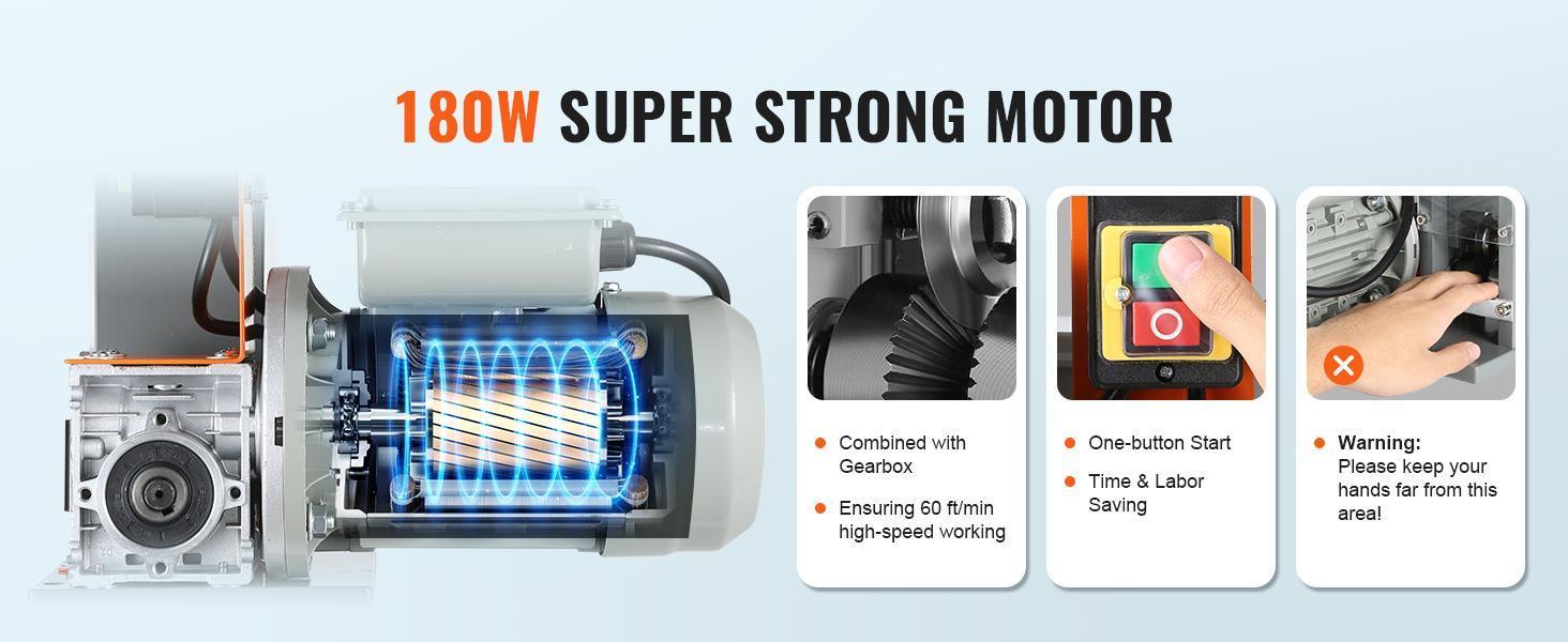 VEVOR Electric Cable Stripping Tool, 0.06''-0.98'' Motorized Wire Stripper, 180 W, 60 ft/min, with Clear Depth Gauge, Ideal for Scrap Copper Recycling VEVOR Electric Cable Stripping Tool, 0.06''-0.98'' Motorized Wire Stripper, 180 W, 60 ft/min, with Clear Depth Gauge, Ideal for Scrap Copper Recycling