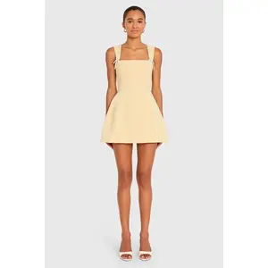 Amanda Uprichard Baylee Romper Cornsilk