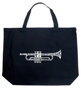 Trumpet - Large Word Art Tote Bag