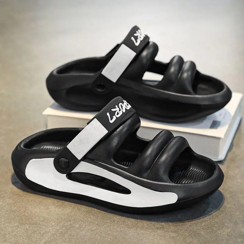 Men Summer Outdoor Thick Sole Sports Dual Use Sandals Driving Trendy Beach Walking Hiking Fisherman Quick Dry Aqua Slip On Comfortable 2026 Ventilated Modern Casual Chic Essential Fashion Cushion Comfort Practical