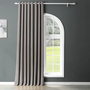 Half Price Drapes Solid Extra Wide Grommet Room Darkening Curtain