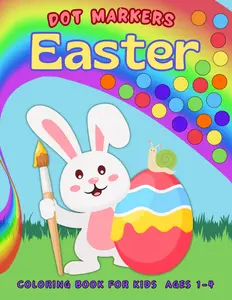 Easter Dot Marker Preschool learning books: Kids learn Math Numbers 1-12 Colors and Shapes: Easter basket stuffers toddler girls and boys fun activity ... Activity workbooks for toddlers ages 2-4!), Paperback