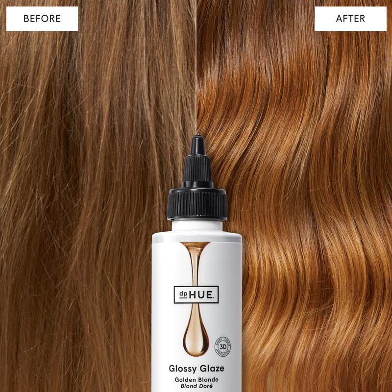 dpHUE Glossy Glaze - In-Shower Conditioning Glaze for Luminous Shine & Sheer Color - Paraben, SLS & SLES Sulfate Free - Leaping Bunny Certified