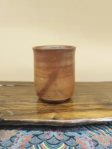 Japanese Bizen-yaki Himawari-yaki Color Tea Cup