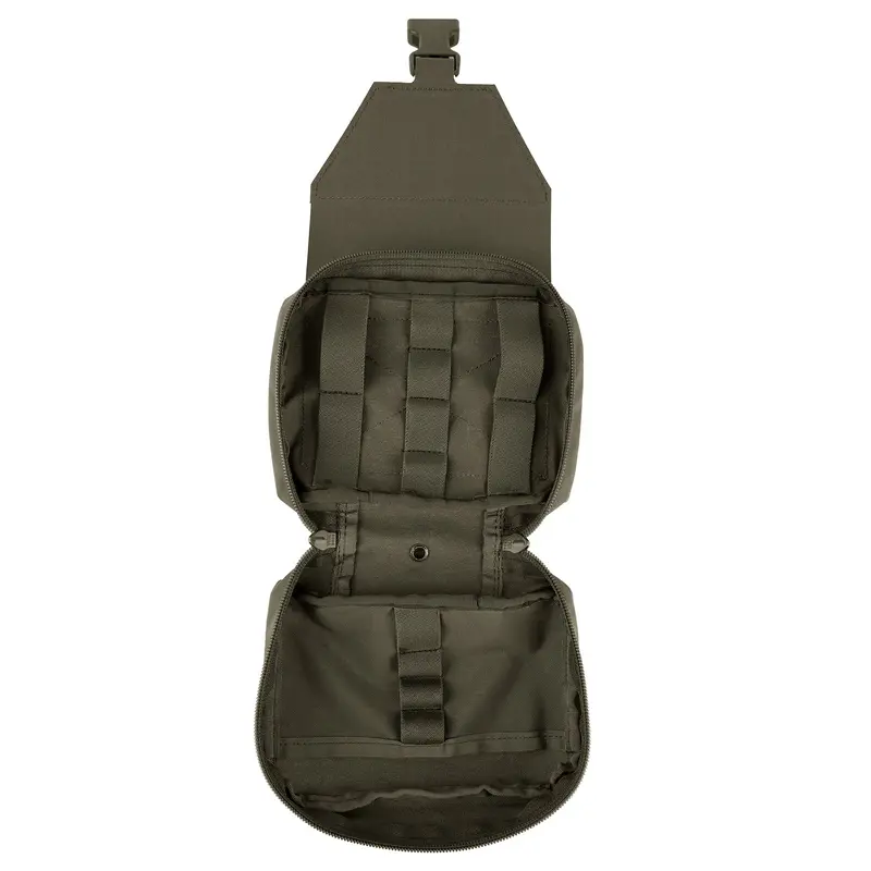 KRYDEX Detachable Rip-Away Tactical IFAK Pouch - 7.5x5.5x2 Inches Upgraded Composite Nylon, MOLLE-Compatible, Belt/Chest-Mountable, Interior Slot, Survival Gear and Supplies for Sports & Outdoor, Truck