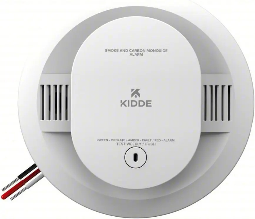 Kidde CUACFEX 120V Hardwired Smoke and Carbon Monoxide Alarm with AA Battery Backup