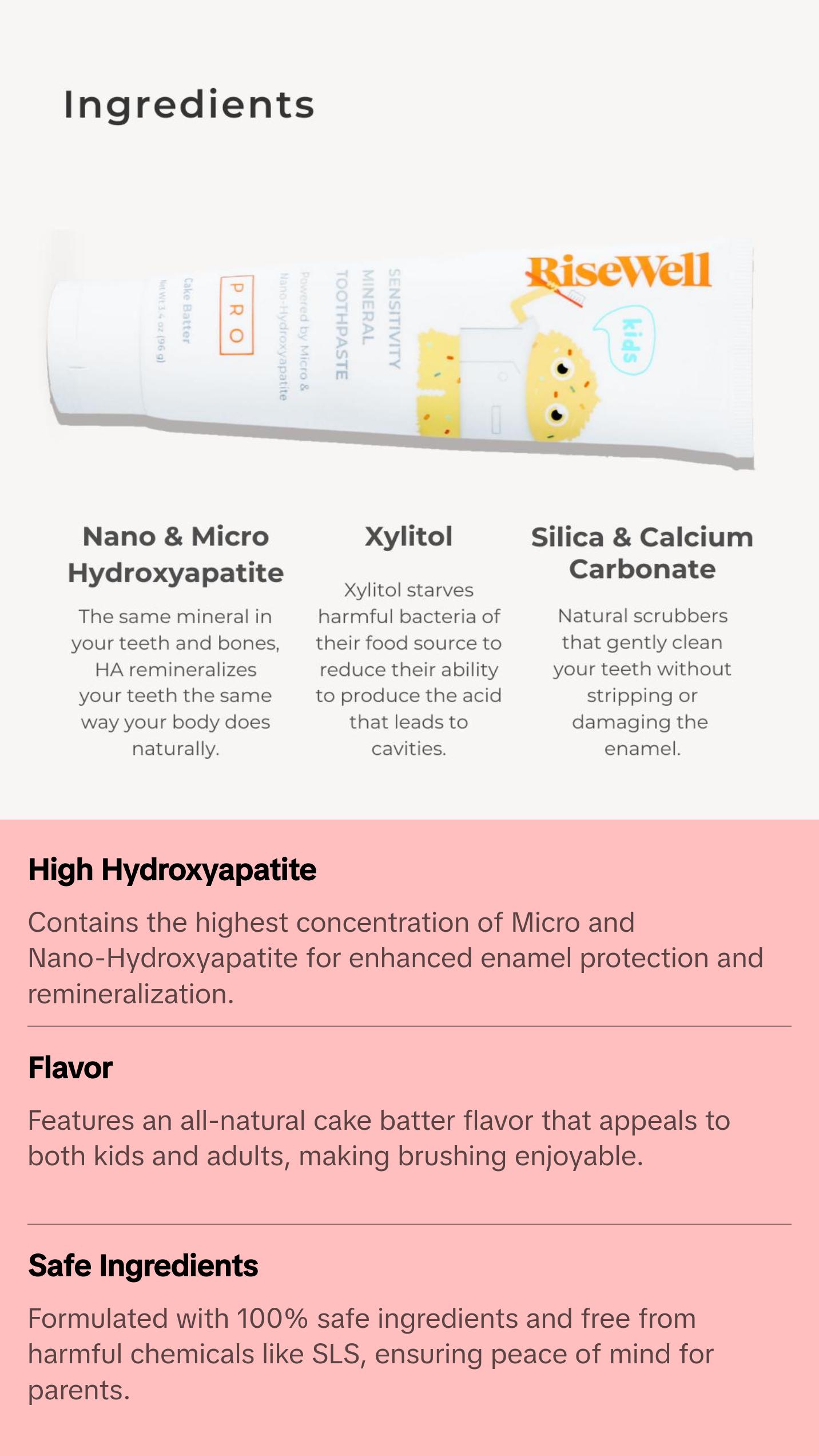 Kids PRO Mineral Toothpaste