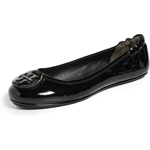 Tory Burch Womens Minnie Travel Ballet Flats
