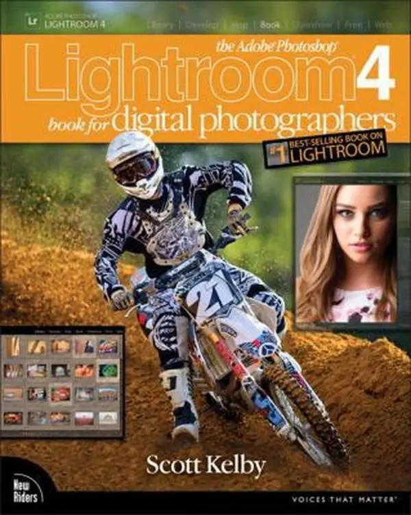 USED Book - The Adobe Photoshop Lightroom 4 Book for Digital Photographers by Scott Kelby (Paperback) - english