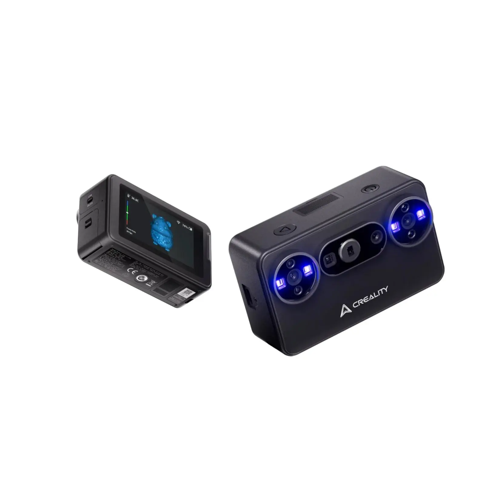 Creality Pika Portable Mini 3D Scanner, Built-in Li-ion Battery, 0.03mm High Accurate, 110FPS Fast Scan for 3D Model Generation