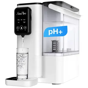 SimPure Y9A Countertop Reverse Osmosis Water Filter, Alkaline Remineralization 300 GPD 6 Stage Purification, RO Water Filtration System, Super Fast Filtering Portable Water Purifier