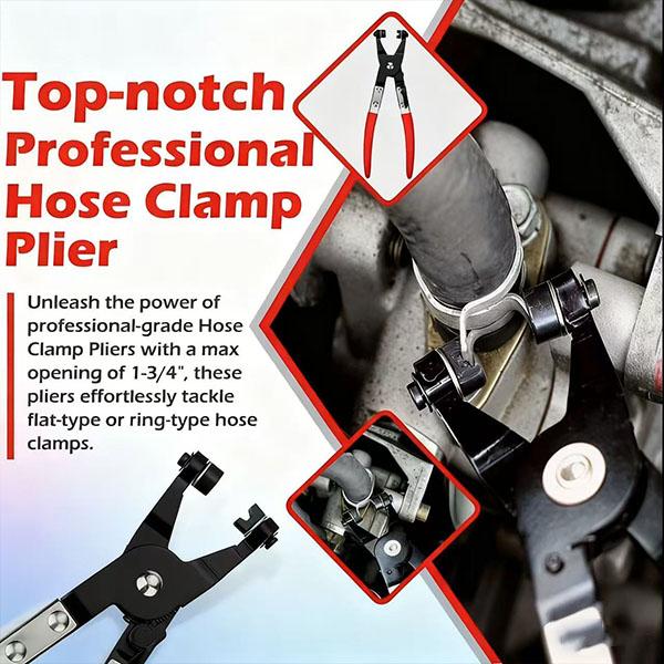 4PCS Professional Hose Clamp Kit – Fuel Line Disconnect & Dismounting Tool Set for Automotive Maintenance, Car Repair Accessories