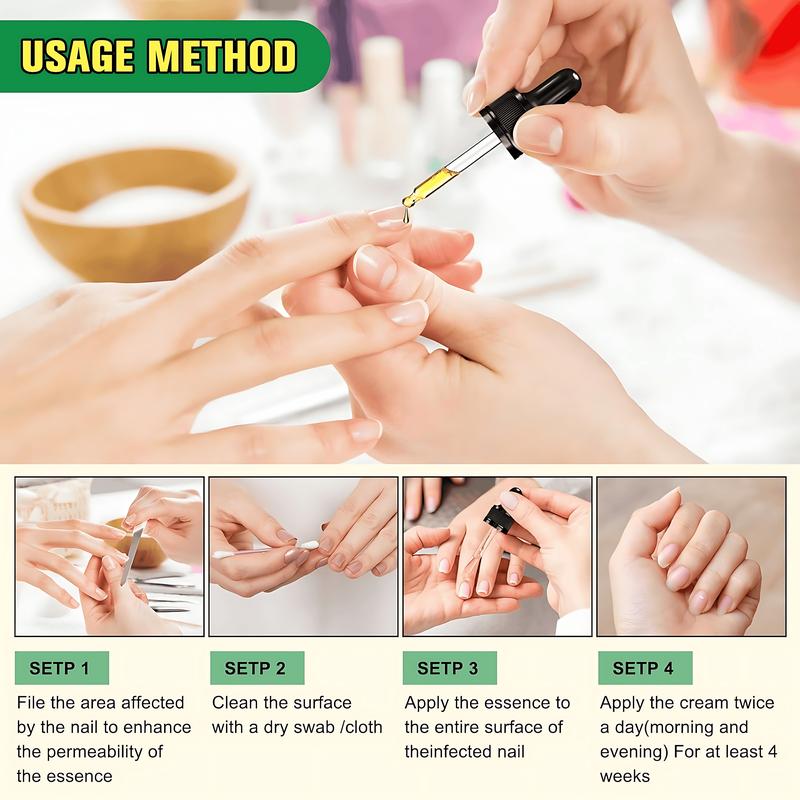 7-Day Nail Fungal Treatment Serum Foot Fungus Remedy Removal Products Anti infection Onychomycosis Paronychia Repair Gel Care Ginger Healthcare Therapeutic Therapy Bathroom Solution nailgrowthoil Healthy Wellness Aid Liquid Fitness Organic Skin Ginkgo