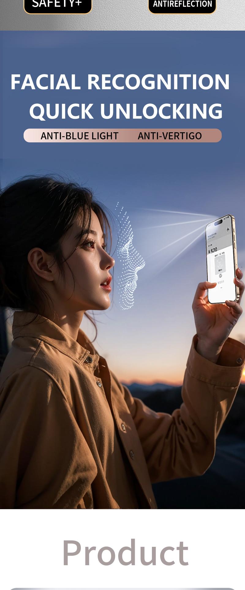 Premium Upgraded Privacy Screen Protector Dustproof Bubble-Free Design Ultra-Clear 2 Pack for iPhone Anti-Spy Fingerprint-Proof Tempered Glass Full Protection