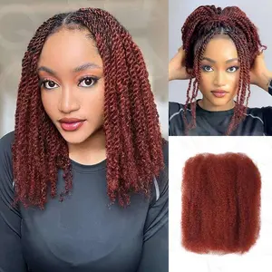 QVR 1 PCS #33b Afro kinky Bulk Hair Extensions For Braiding Dreadlock Human Hair Outdoorfun Lace Closure Wigs Lace Frontal dealsforyoudays BACK To sCHOOL TikTokShopBlackFriday